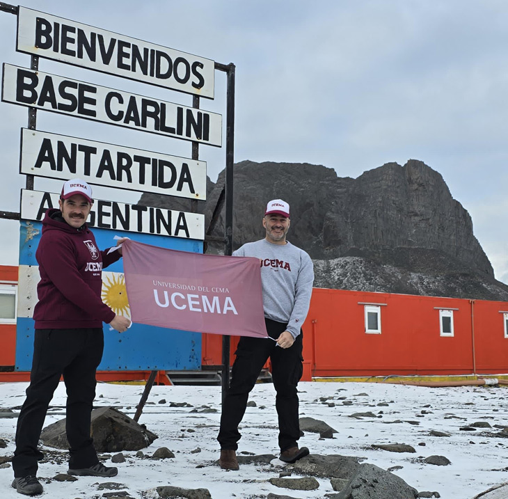 Nuestros primeros alumnos en la Antártida