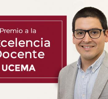 Premio a la Excelencia Docente UCEMA para Andrés Bellido Arias