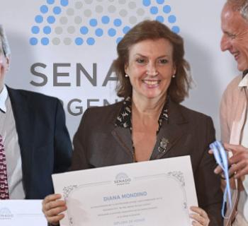 Elías, Mondino y Lo Cane en el Senado de la Nación